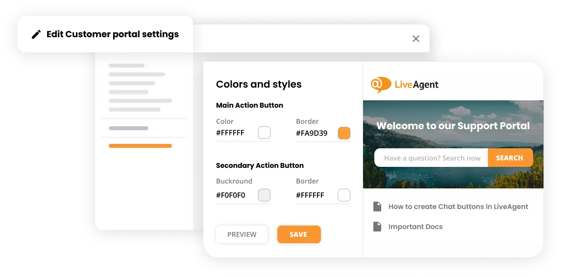 En kraftfuld kundeserviceportal skabt af dig
