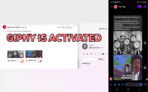 GIF-eksempel for LiveAgent
