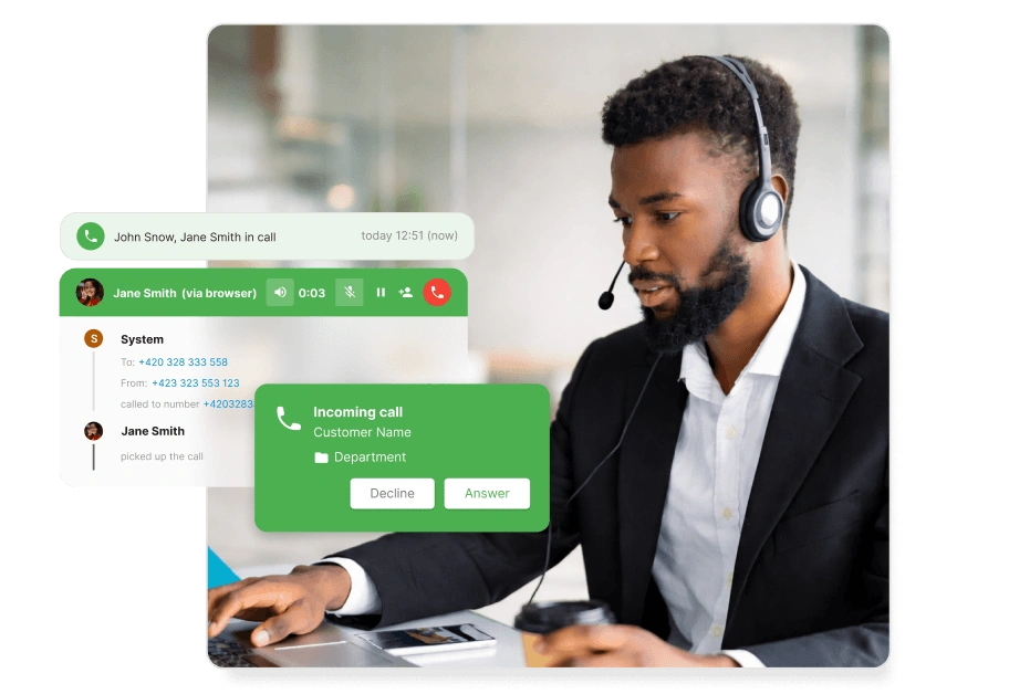 Call center-software