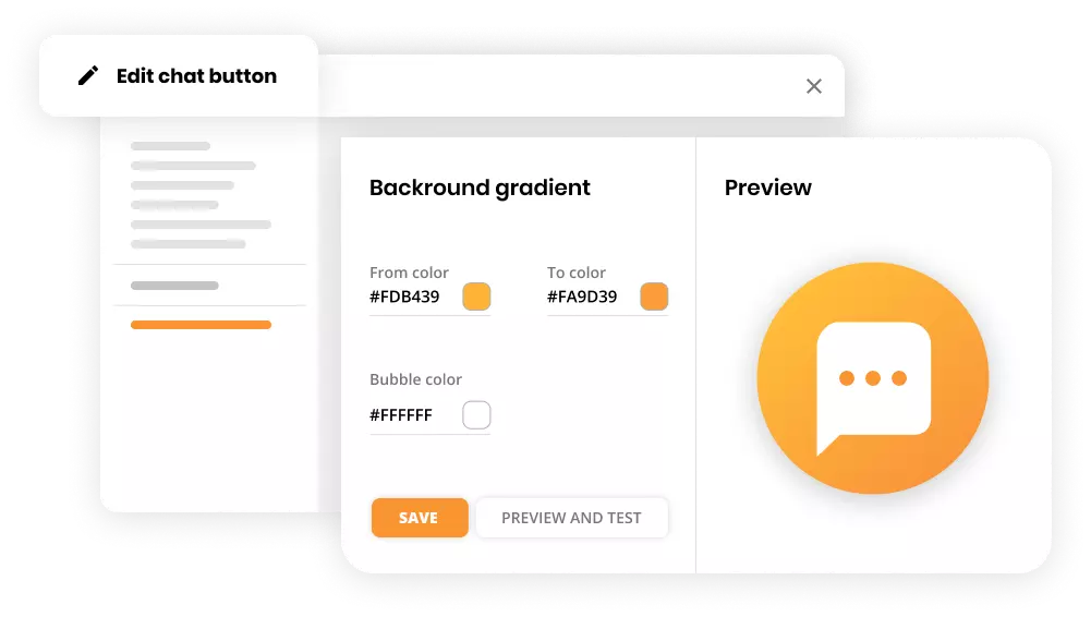 Tilpas chat-knap i kundeservicesoftware - LiveAgent