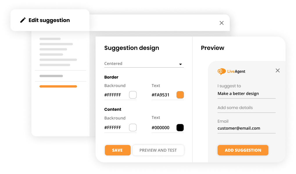 Feedback & forslagsfunktion i helpdesk-software