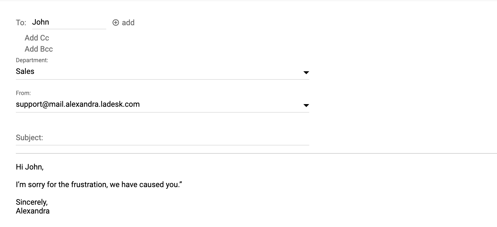 Sådan undskylder du til en kunde