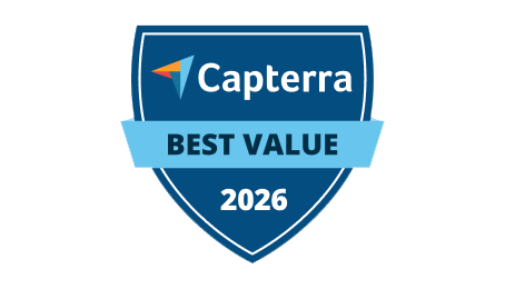 Capterra Best Value badge in category Customer Support 2026