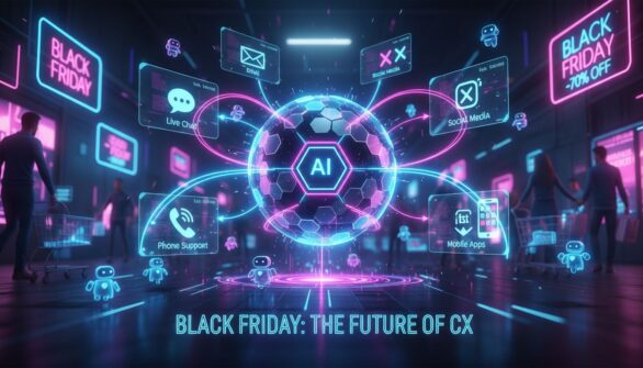 Rollen af AI og omnichannel live chat i Black Friday kundesupport