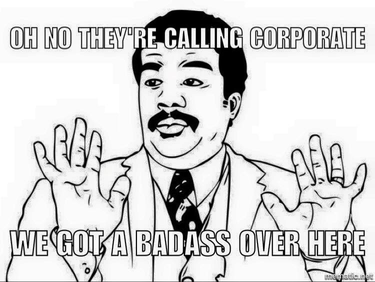 Kundeservicememe om vred kunde