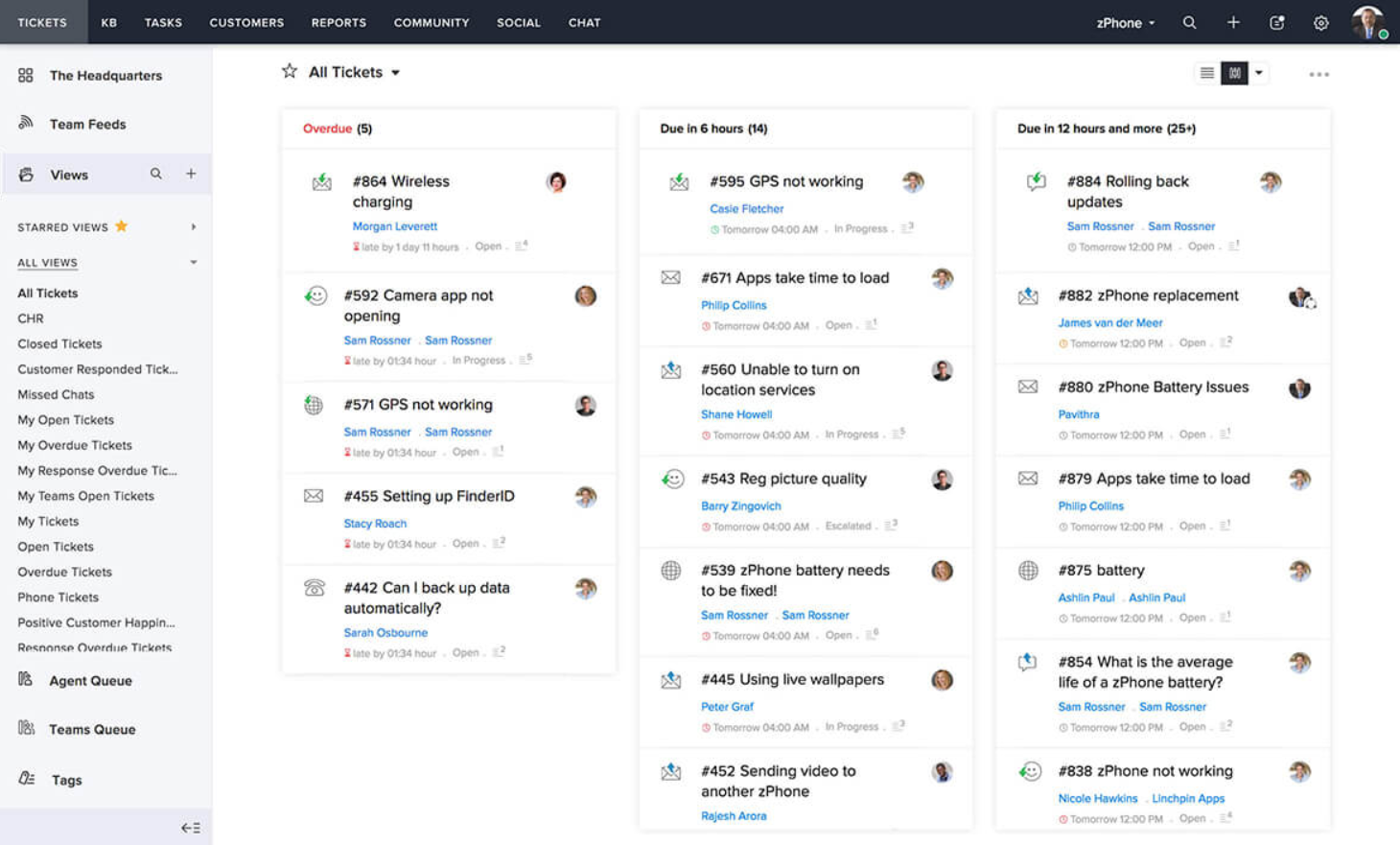 Zoho Desk ticketing-system