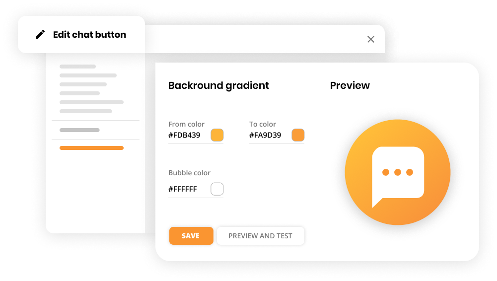 Tilpas chat-knap i kundeservicesoftware - LiveAgent