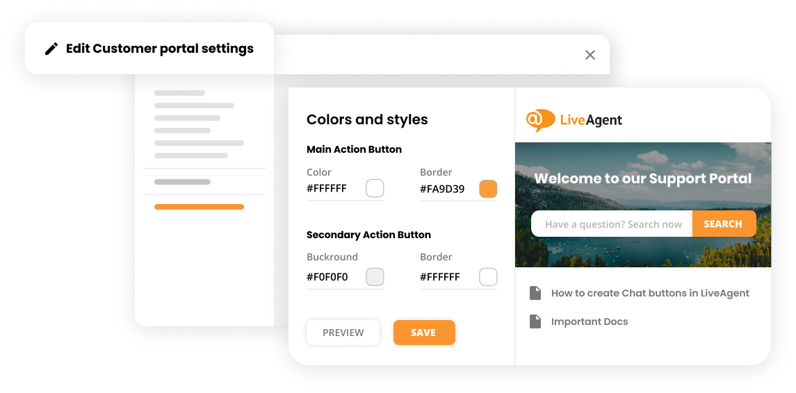 Knowledgebase customization in Customer portal software - LiveAgent