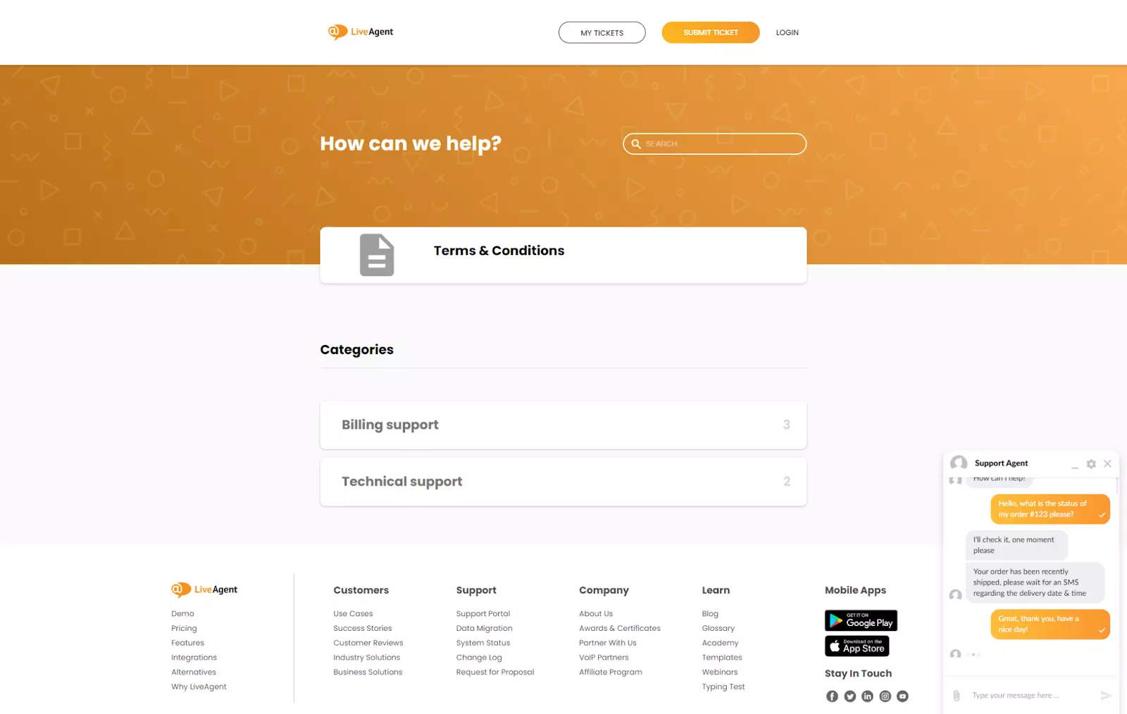 Nyt udseende for kundeportal og chatwidget i LiveAgent