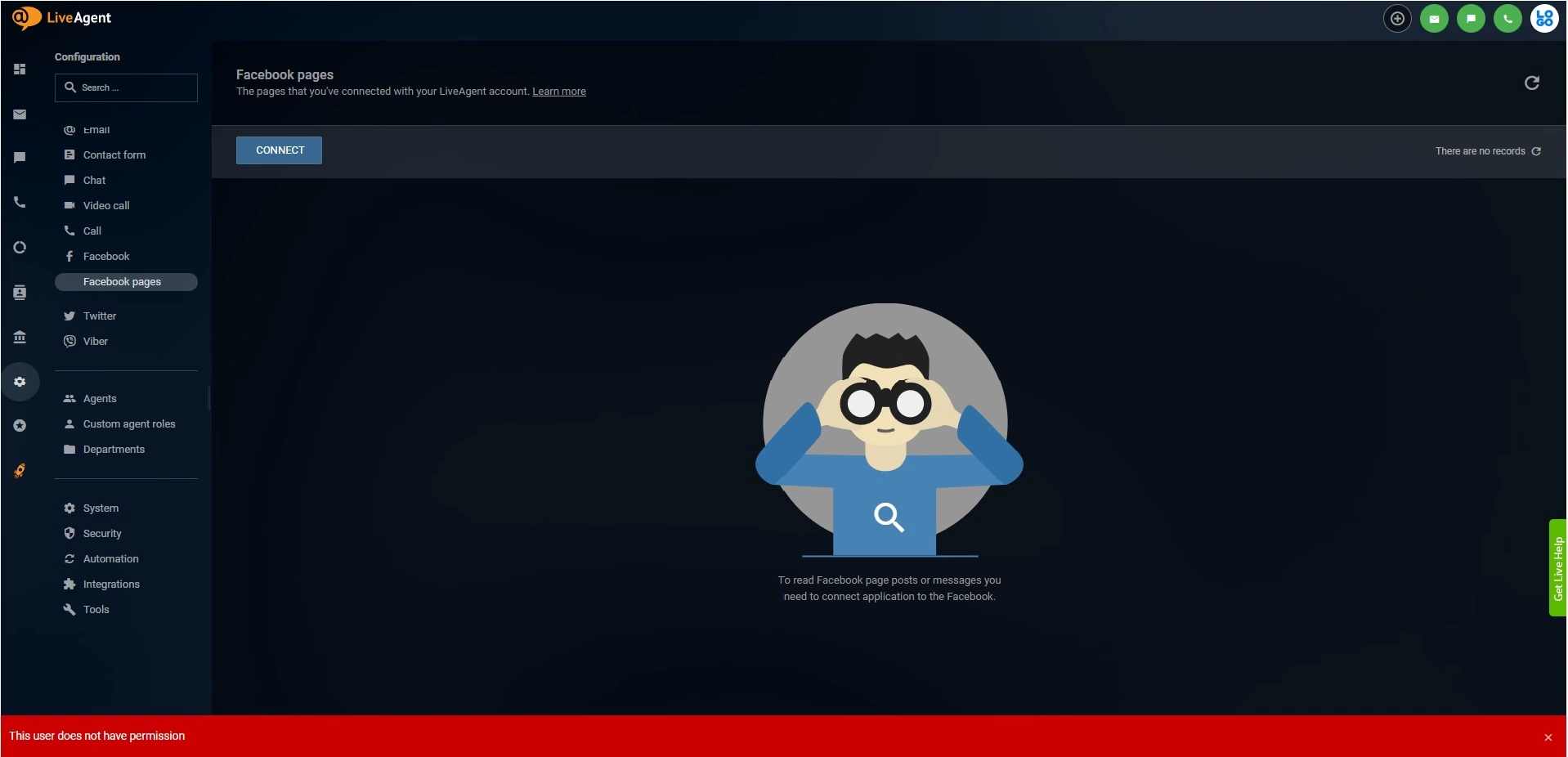LiveAgent - Rettet Facebook-integrations-problem