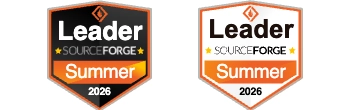 LiveAgent Summer 2026 Leader badge fra SourceForge