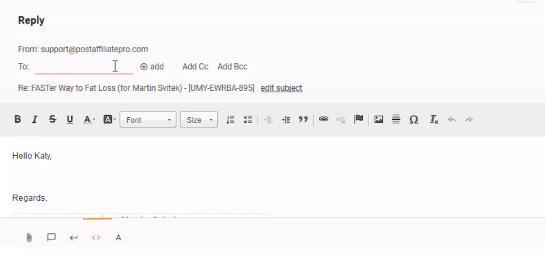Billetsmodtager fjernet på grund af en fejl i billetsystemet