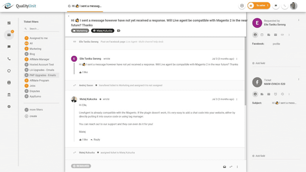 Help desk-værktøj, der hjælper med at opretholde omdømmet på sociale medier