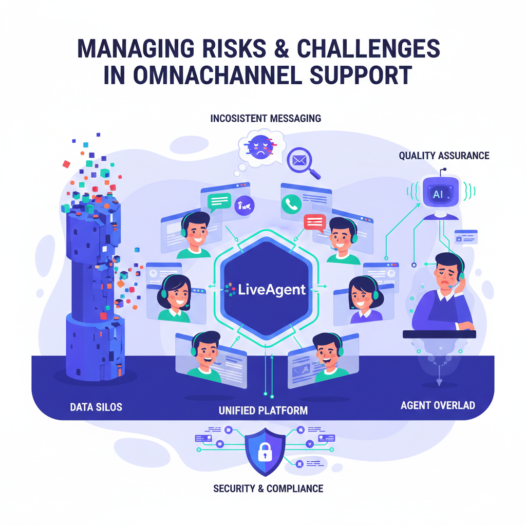Håndtering af risici og udfordringer i omnichannel support