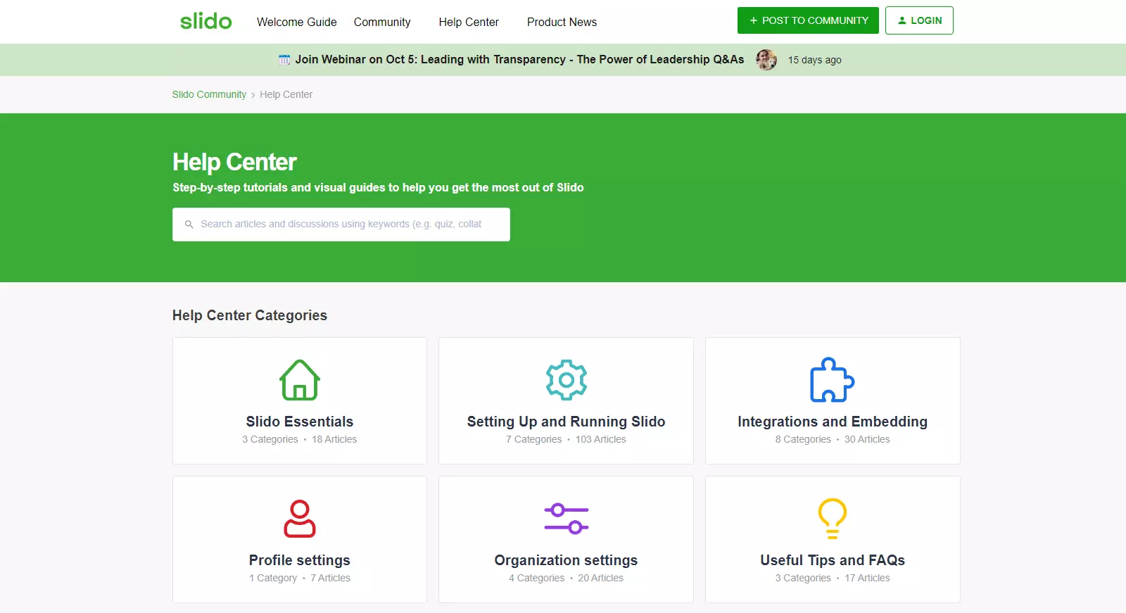 Slidos hjælpecenter