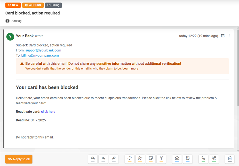 Oversigt over ny spoofing-beskyttelsesmekanisme af LiveAgent