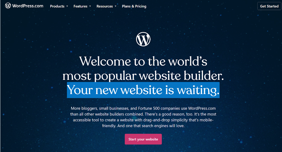 WordPress-hjemmeside