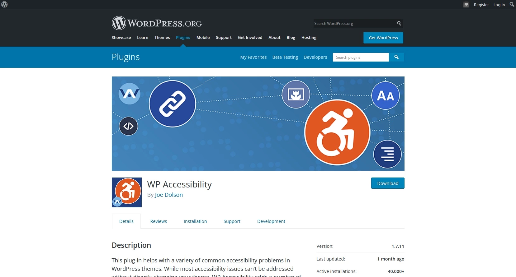 WordPress tilgængeligheds plugin