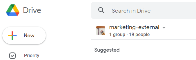 Google Drive-eksempel