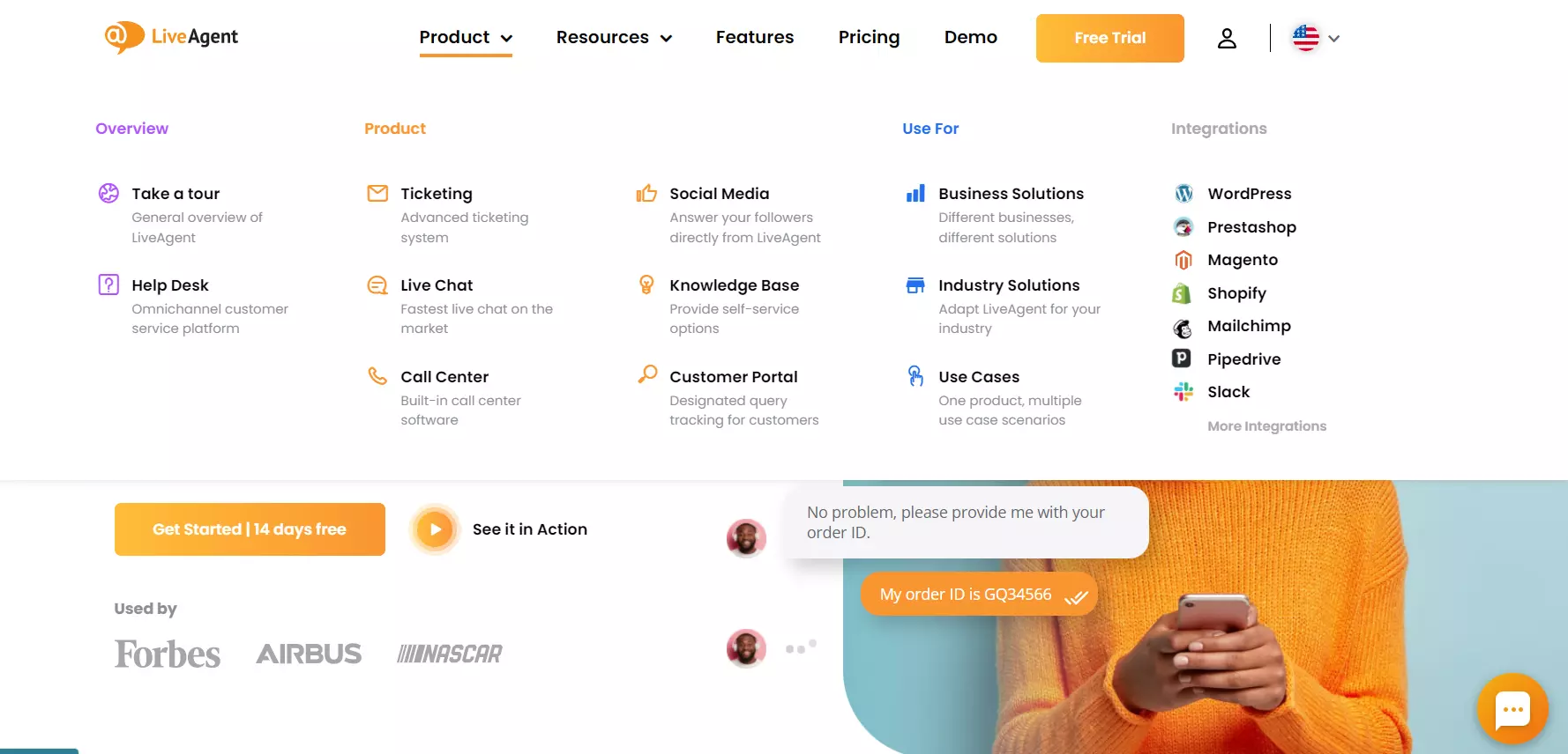 LiveAgent-overskrift