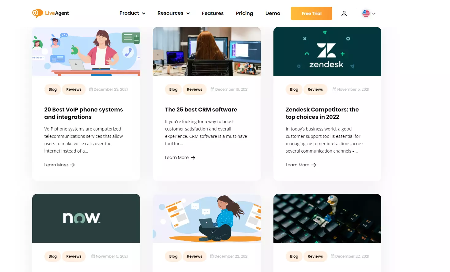 LiveAgent's blogindlæg