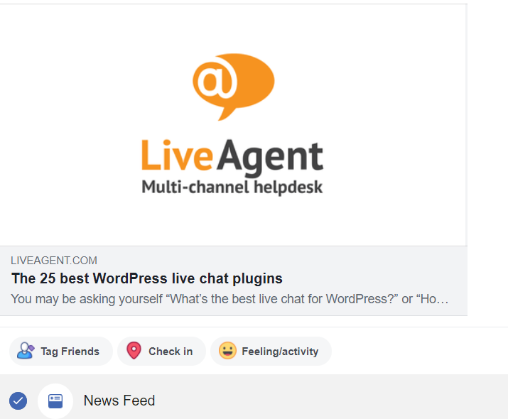 Social markup-eksempel