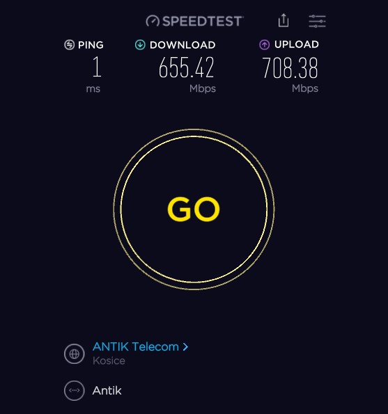 Ookla internet speedtest