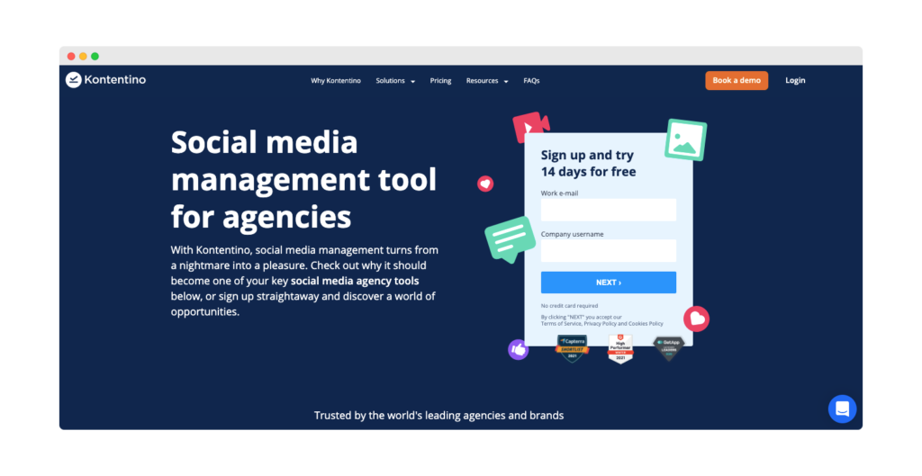 Kontentinos landingsside