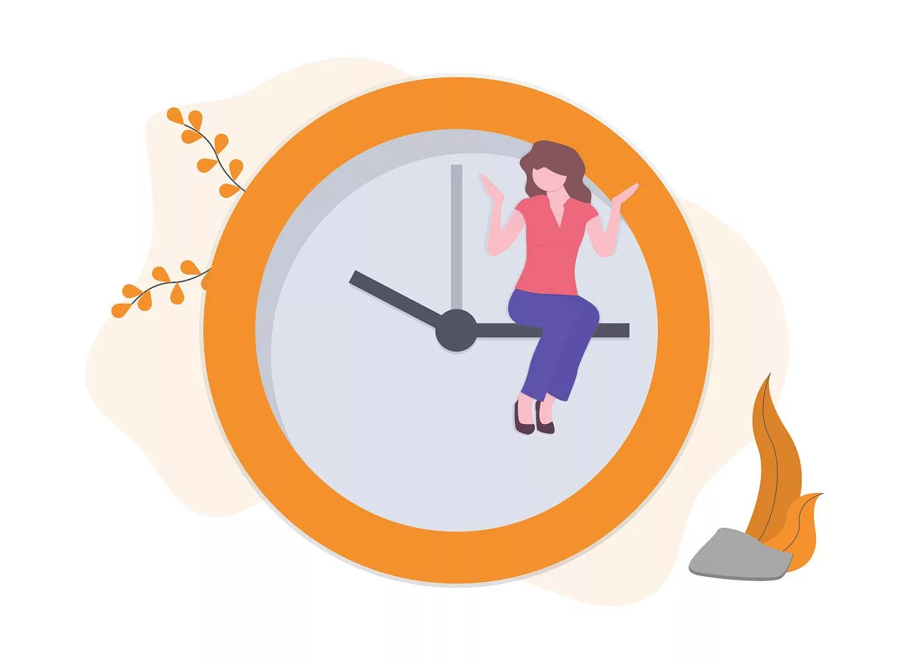 Tidsstyring-illustration