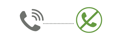 Ikoner for opkaldsblokering