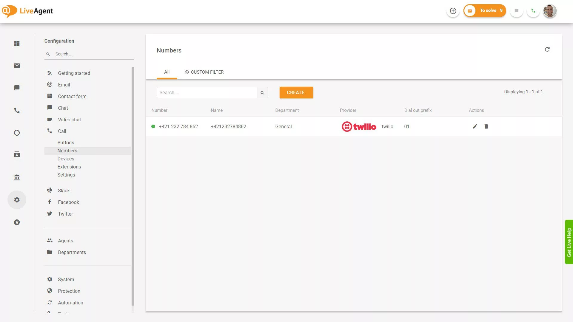 VoIP-opsætningsdiagram
