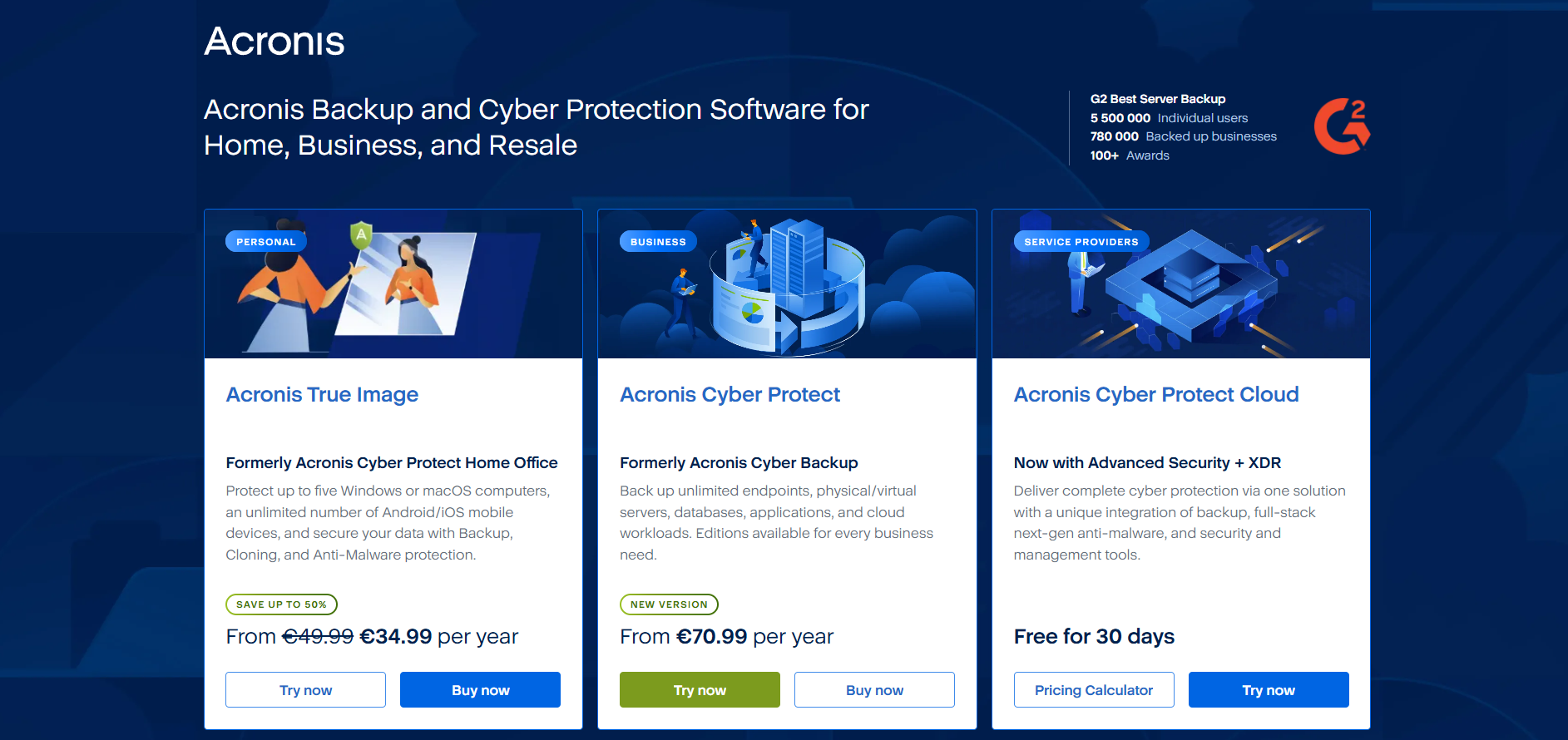 Acronis Help Desk Kontakter