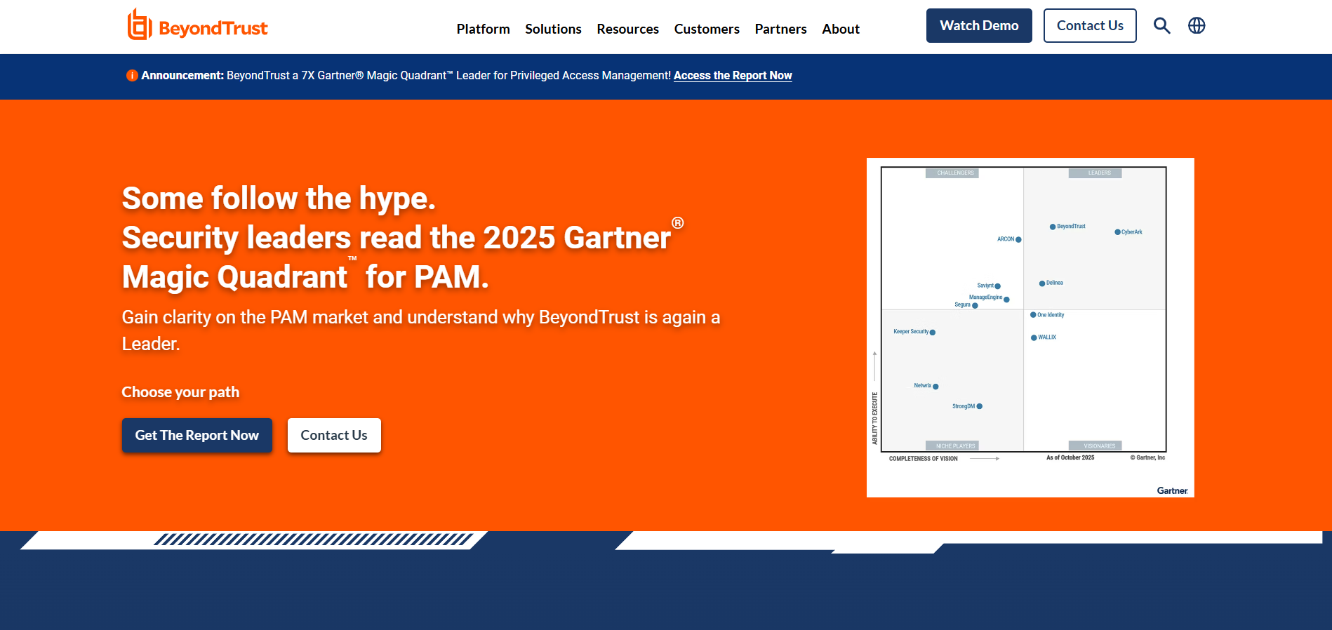 BeyondTrust Help Desk Kontakter