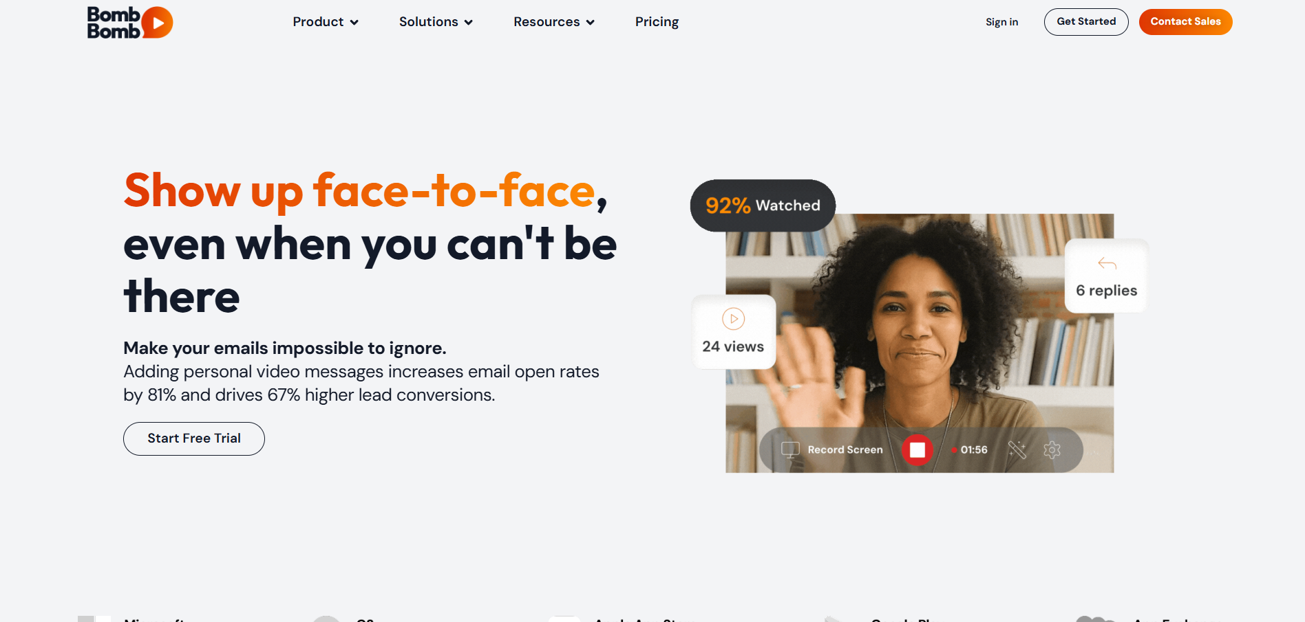 BombBomb Help Desk Kontakter