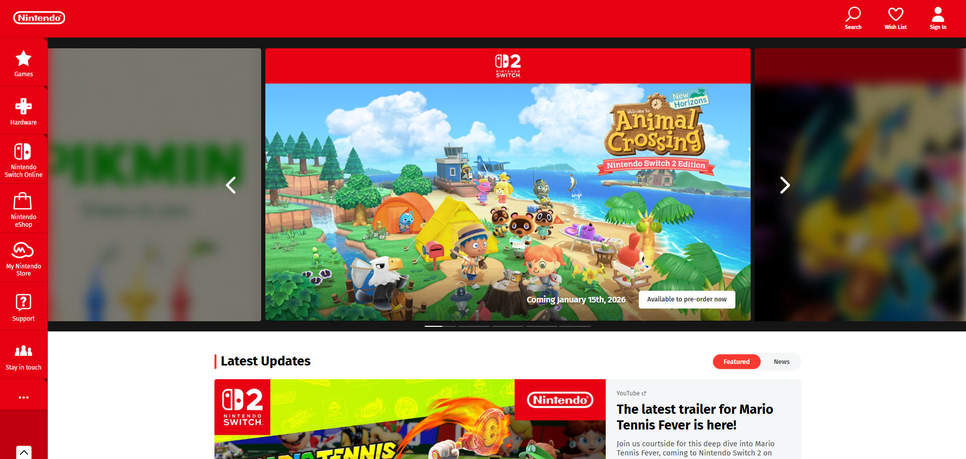 Nintendo Hjælpeskranke Kontakter