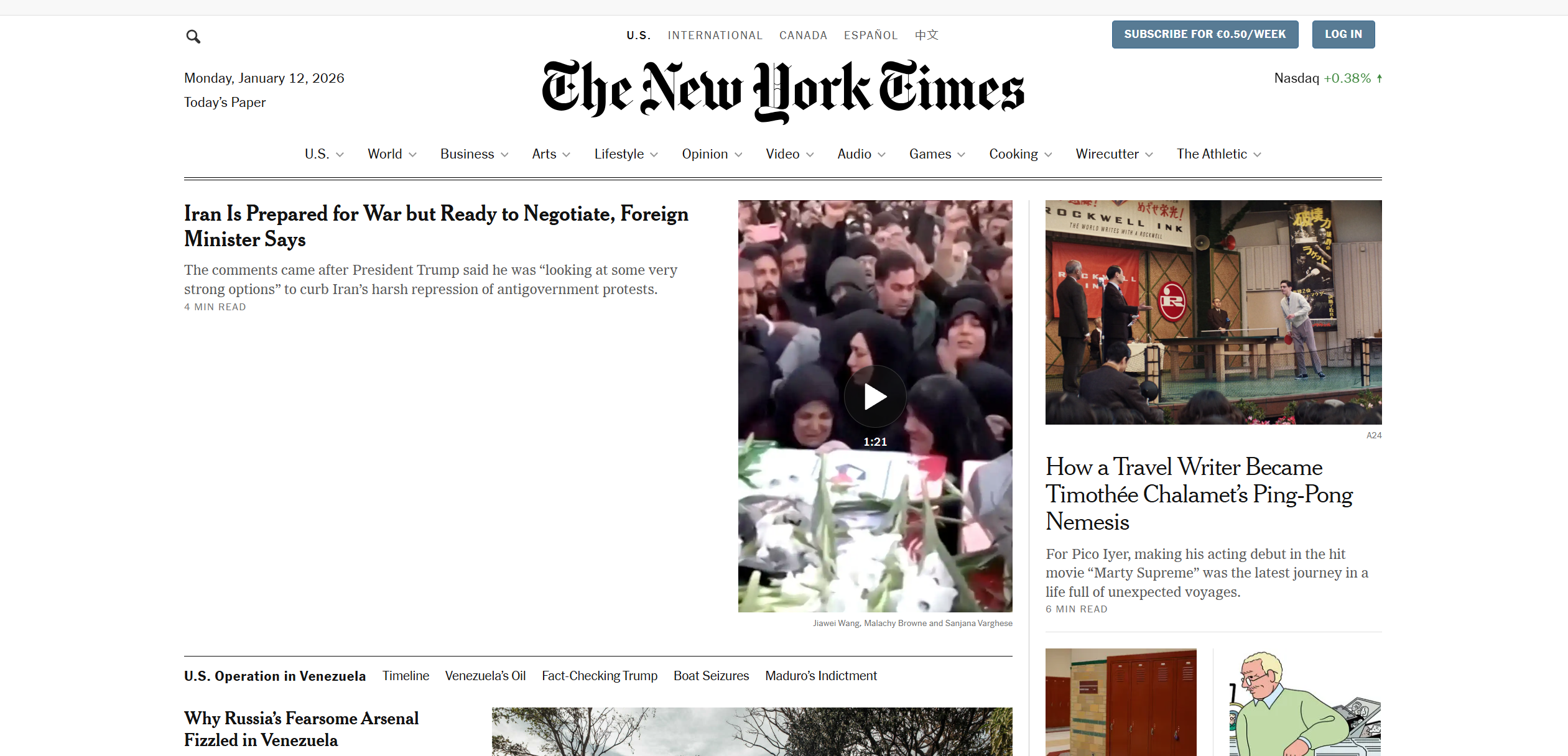 The New York Times Help Desk Kontakter