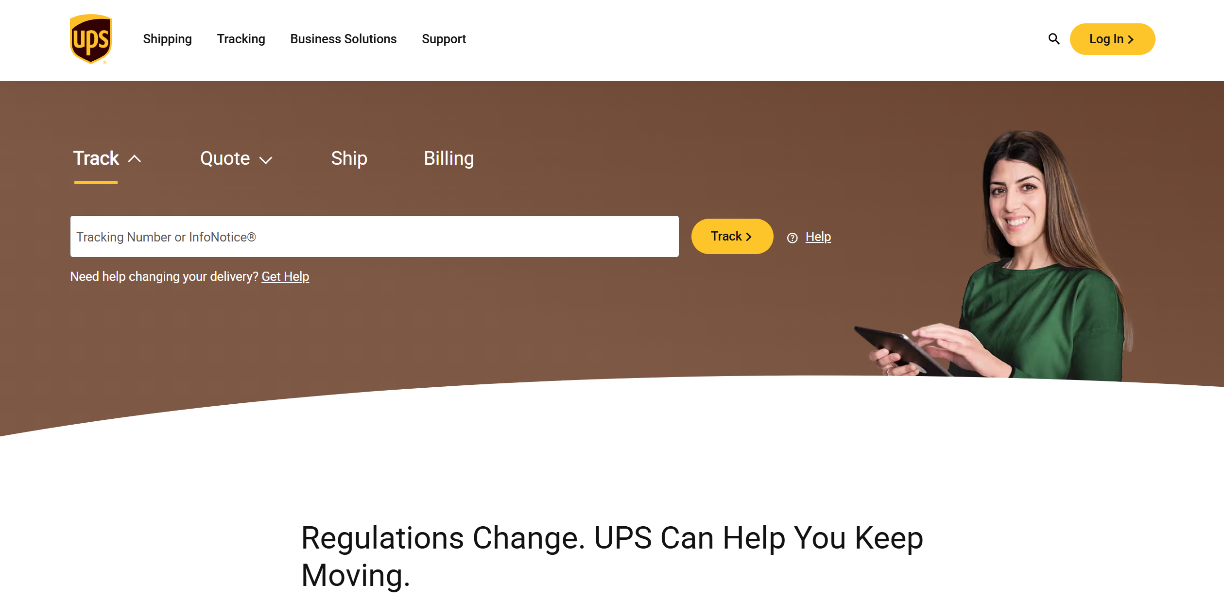 UPS Help Desk Kontakter