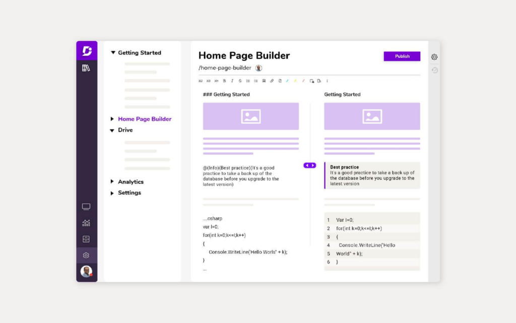 Document360-software, der tilbyder vidensbaseløsninger