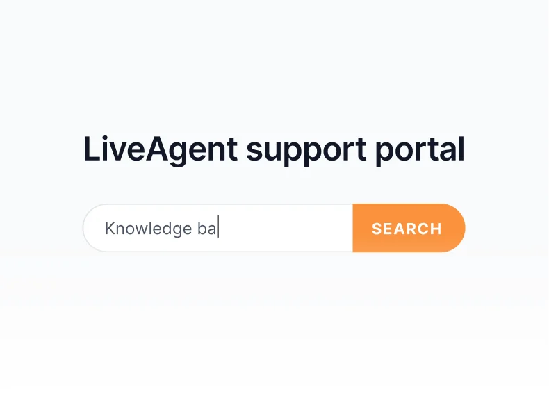 LiveAgent vidensbase med artikler, guides og FAQ-portal