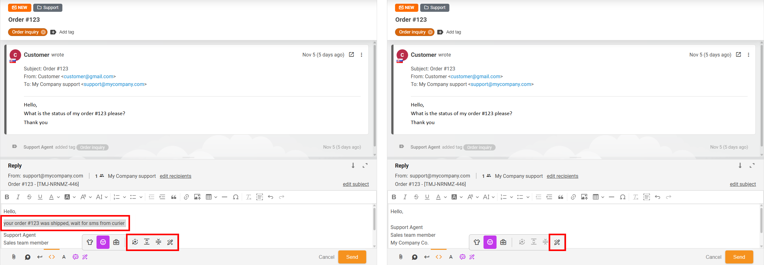 Måder at bruge AI Answer Improver