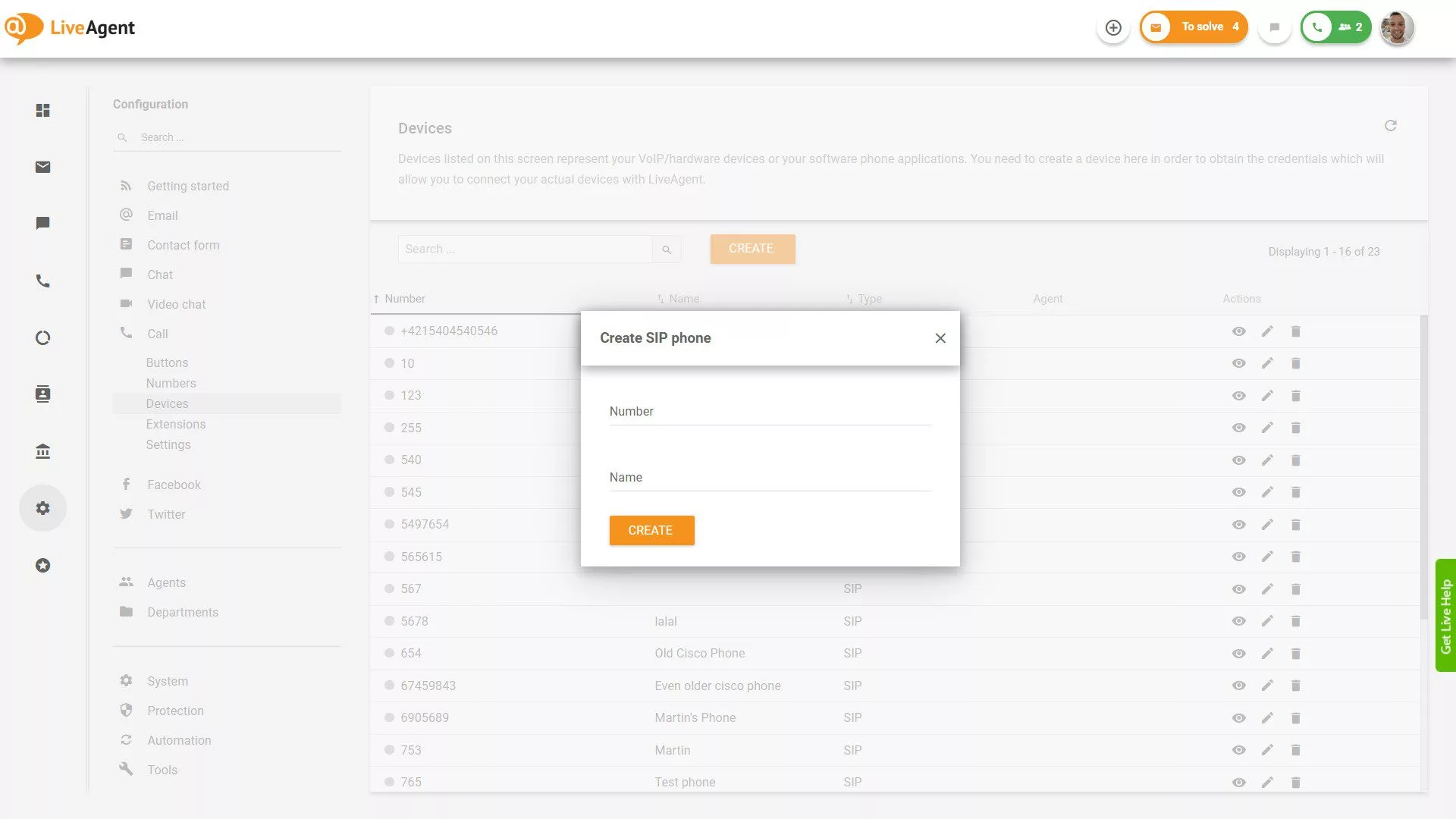 Softphone-enheder og applikationer
