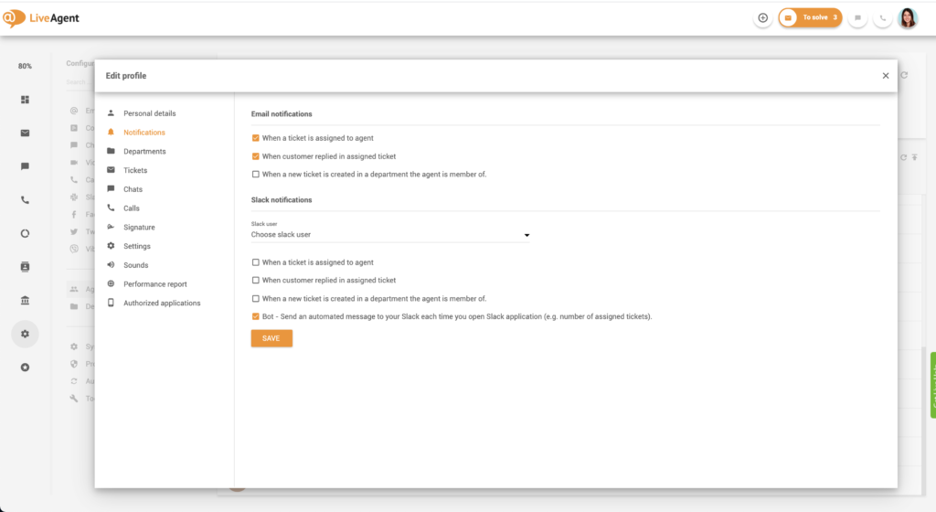 Opsætning af ansvarnotifikationer