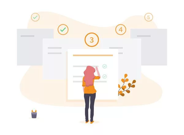 Guid kunder gennem shopping