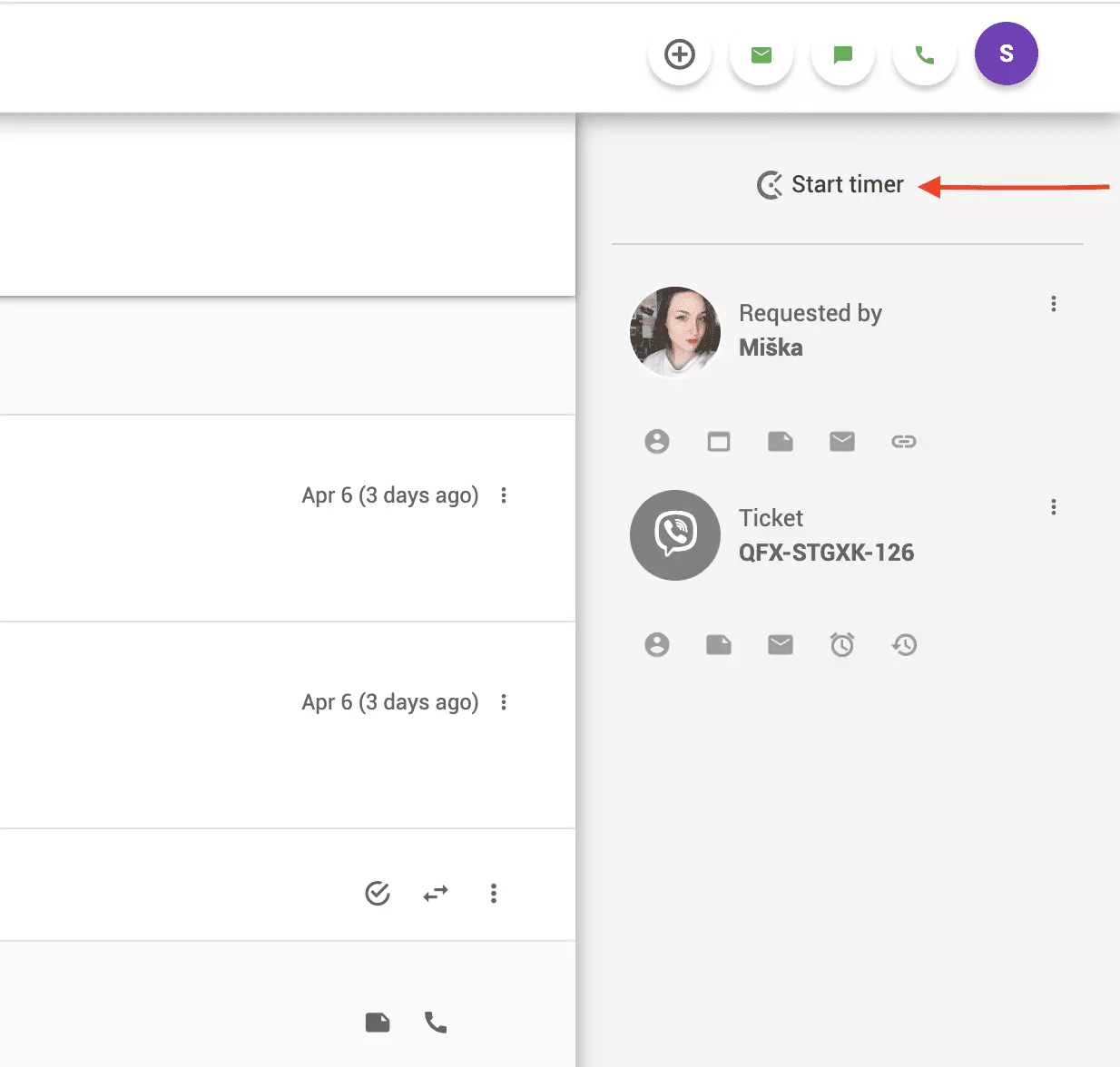 Clockify timer i LiveAgent billet
