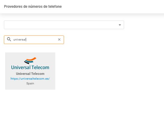 Universal Telecom provider