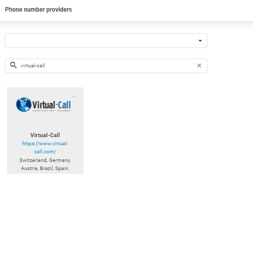 Virtual-Call provider