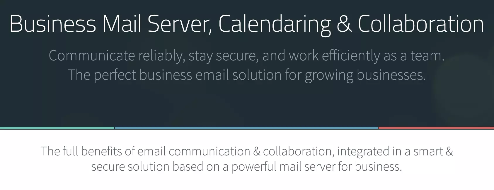 Axigen-websted med softwareinformation