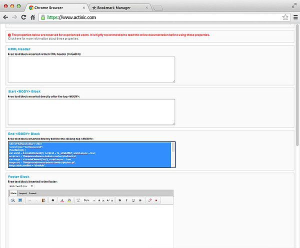Opsætning af Oxatis LiveAgent integration