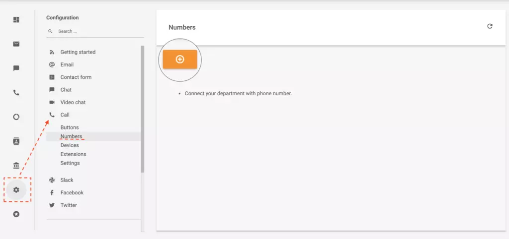 LiveAgent navigation