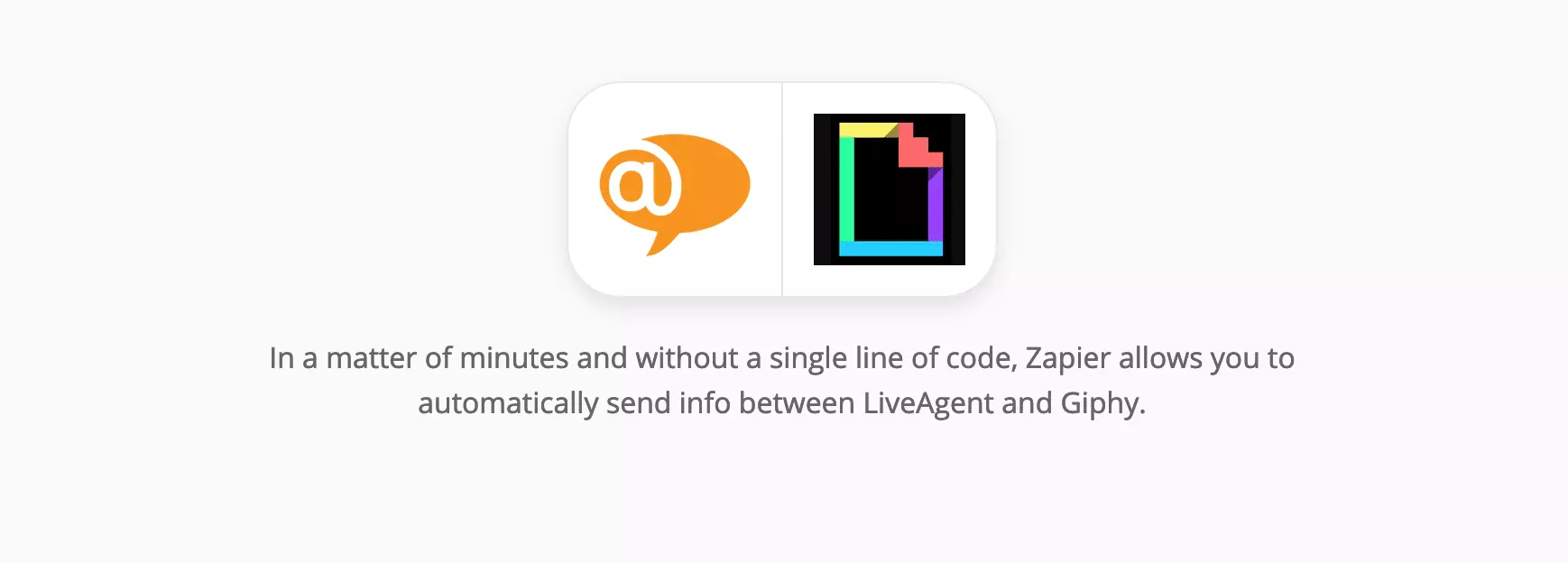 LiveAgent og Giphy-integration på Zapier